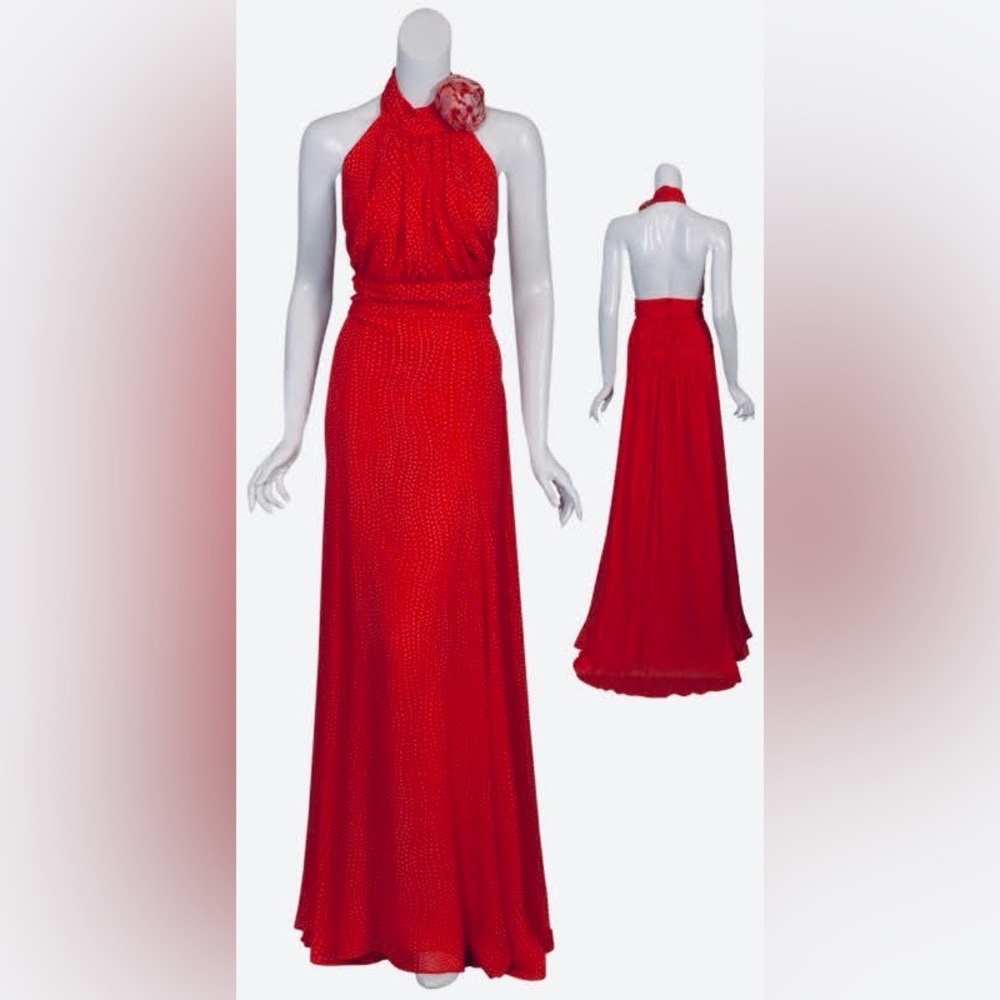 🍄 Stunning NWT formal authentic ESCADA gown w matching shoes!🍄